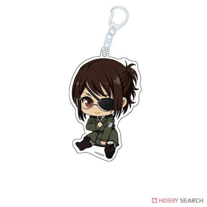 Anime Figure Attack on Titan Acrylic Keychain Model Cosplay Plate Holder Topper Birthday Fans Christmas Desk Decor Plate Gift