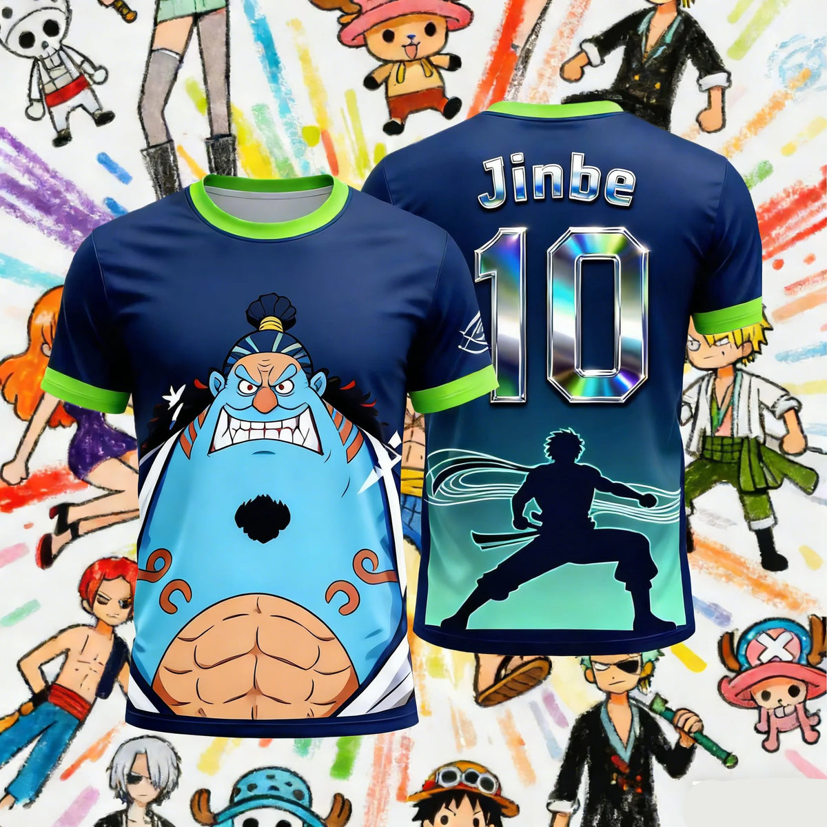 Summer 2026 One Piece Tony Chopa "Cute Team Uniform No. 06" 3D Print Breathable Quick-drying T-shirt Male/Female Top Y2k