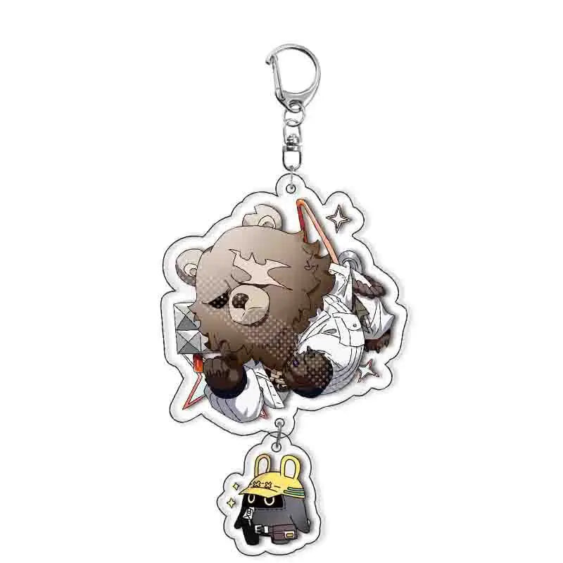 Game Zenless Zone Zero Nekomiya Mana Cosplay Costumes Acrylic Keychain