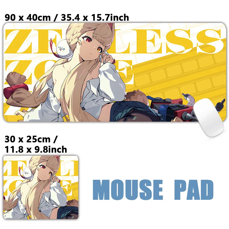 ZZZ Gaming Hoshimi Miyabi Ye Shunguang Remielle Sigrid Mouse Pad