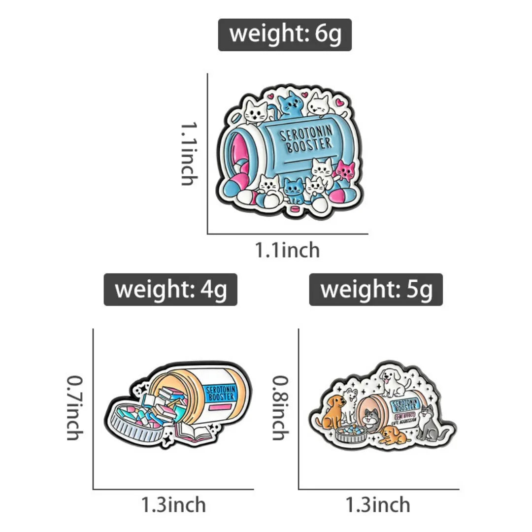 Animal Cartoon Enamel Pin