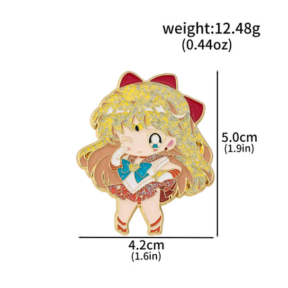 Sailor Moon Tsukino Usagi Enamel Keychain