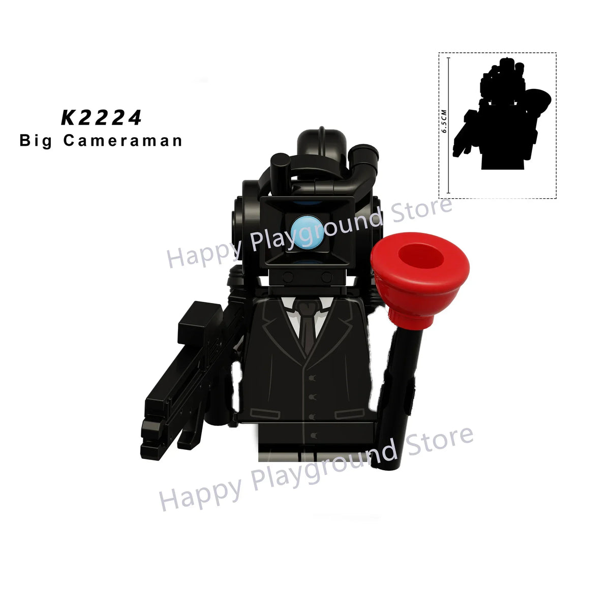 New KDL DJ Upgrade War-Damaged Skibidi Toilet Man Figures Anime Block Toys TvMan Titan Bricks Model Toy For Kid Birthday Gift