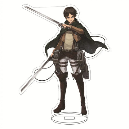 16CM Anime Acrylic Stand‌ Attack on Titan Connie Springer Mikasa Ackerman Eren Jaeger Armin Arlert Cos Figure Ornaments Gifts
