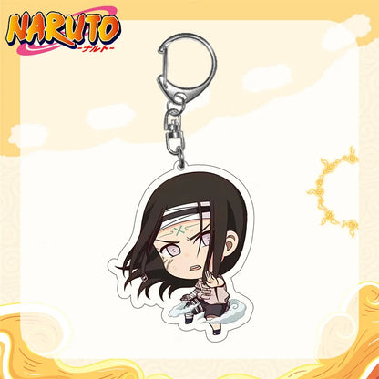 Naruto Anime Akatsuki Uchiha Itachi Acrylic Keychain Fashion Key Ring Bag Charms Girl Pendant Jewelry Cute Creative Friends Gift