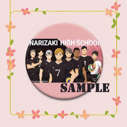 Haikyuu!! Anime Brooch Badge