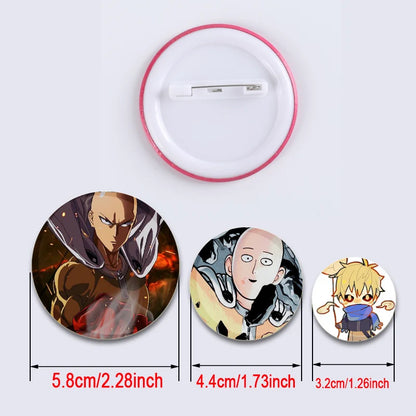 One Punch Man Saitama Lapel Pin