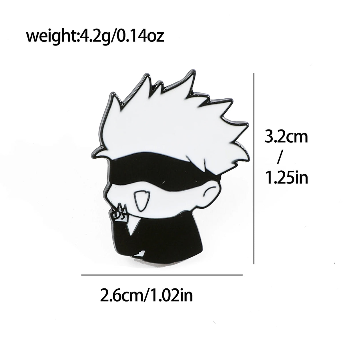Gojo Satoru Cats Enamel Pin Kawaii Anime Role Eye Mask Cute Manga Brooches Badge Jujutsu Kaisen Anime Accessories For Backpack