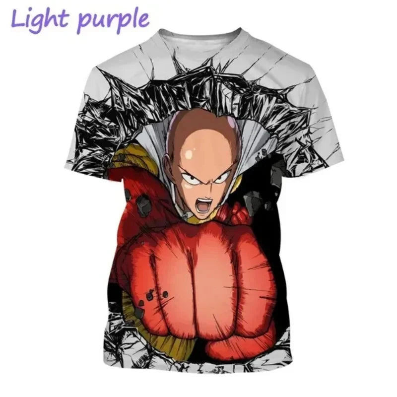 One Punch Man Saitama Oversized Tee