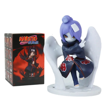1-12pcs Naruto Blind Box Figure Toys Shippuden Akatsuki Arc Series Trendy Mystery Box PVC Model Surprise Christmas Toys Gift