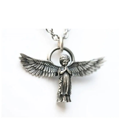 Anime Mecha Girl Pendant Necklace