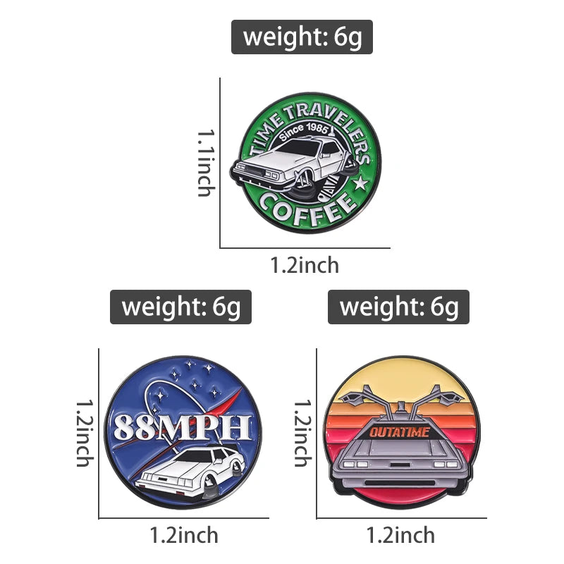 Anime Cartoon Car Enamel Pin