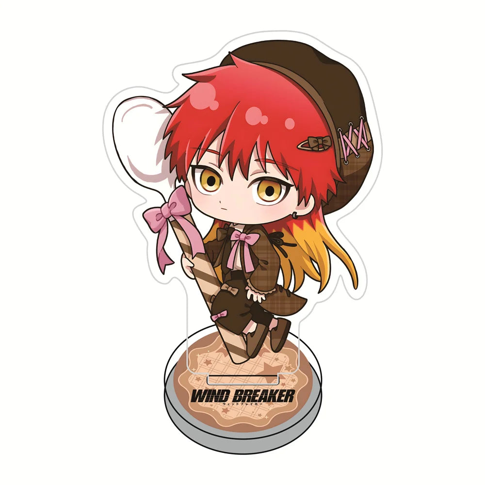 WIND BREAKER Brown Safari Acrylic Stand