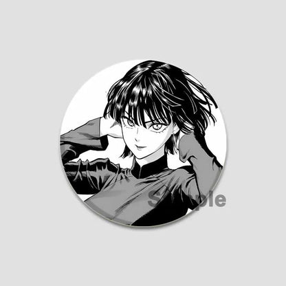One Punch Man Saitama Button Pins