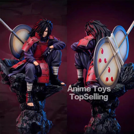 28cm/11in Naruto Anime Figures Uchiha Madara Figure PVC Statue