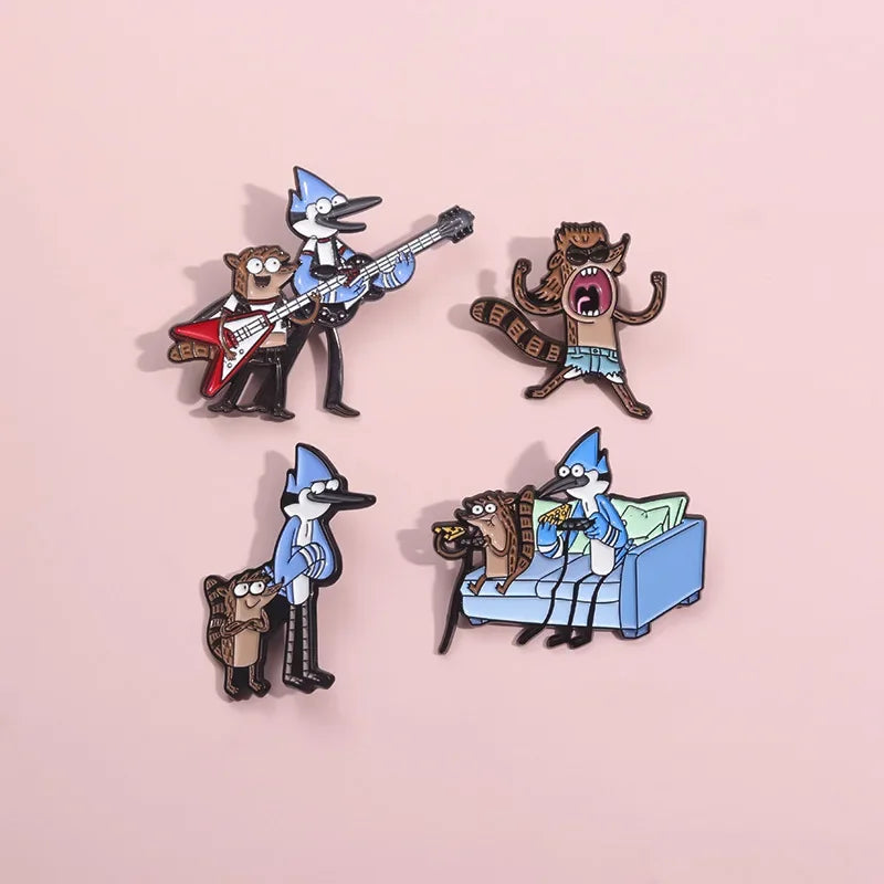 Anime Blue Hair Brooch
