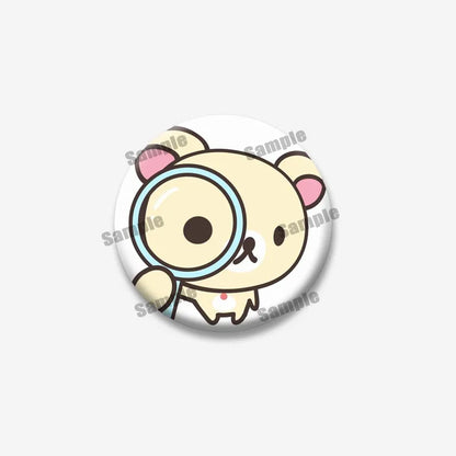 Rilakkuma Bear Badge Pin