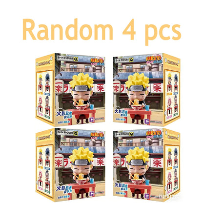 In Stock Naruto Shippuden Ramen Theme Series Blind Box - Chibi Mini PVC Anime Figures - Mystery Sasuke Uchiha & Naruto Toy Gifts