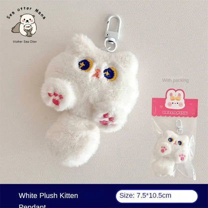 Anime Cat Plush Pendant