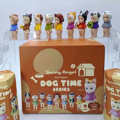 Mini Sonny Blind Box Cat Life And Dog Time Series Collection Anime Figure Ornament Doll Fans Kid Christmas Gifts