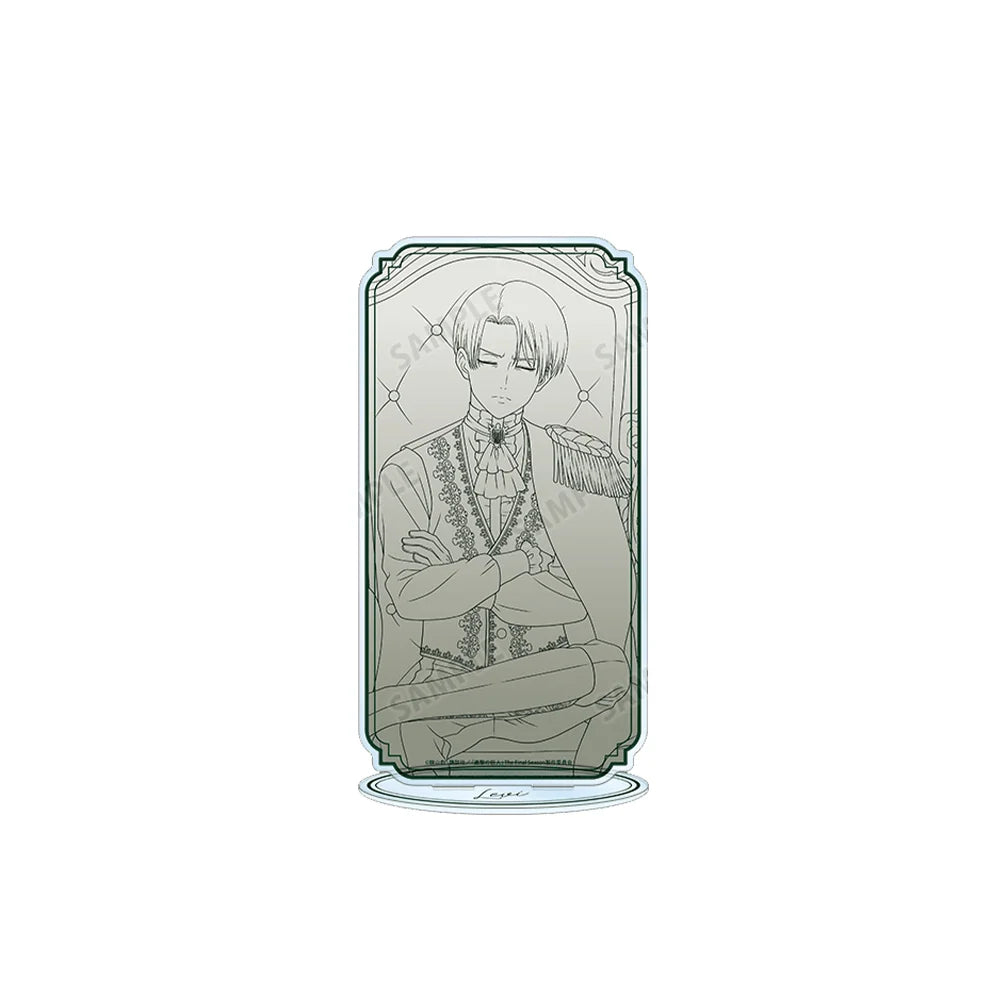Attack on Titan Levi Ackerman 15cm Acrylic Stand Keychain Figure Desk Display Ornament Anime Fan Merch Gift Toy