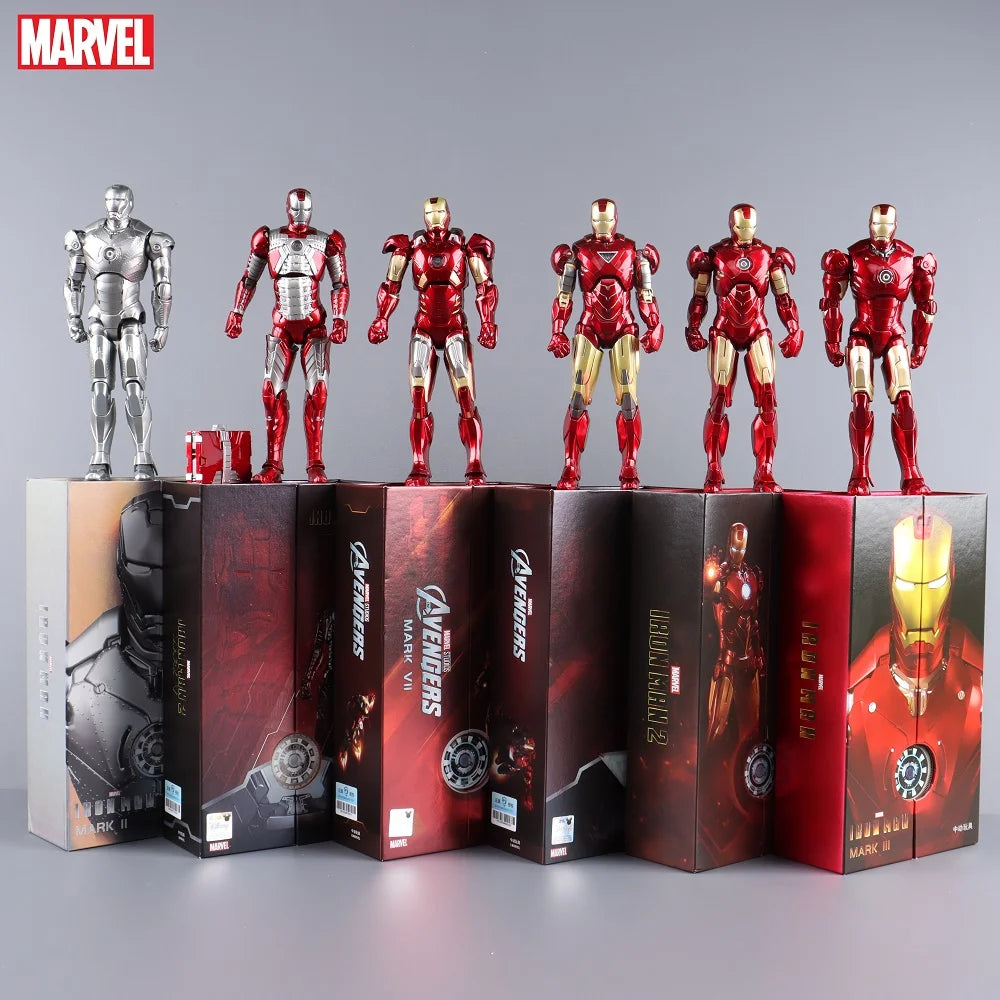 ZD Toys Marvel Studios Iron Man MK3 Action Figure MK35 MK24 MK40 MK38 Tony Stark Ironman Figure Action Collect Toy Gift