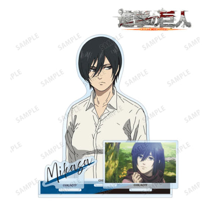 Attack on Titan Mikasa Ackerman 15cm Acrylic Stand Keychain Figure Desk Display Ornament Anime Fan Merch Gift Toy