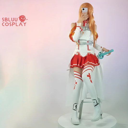Sword Art Online Asuna Cosplay Costume