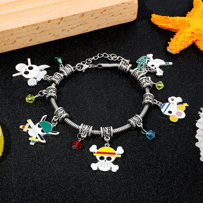 One Piece Luffy Charm Bracelet