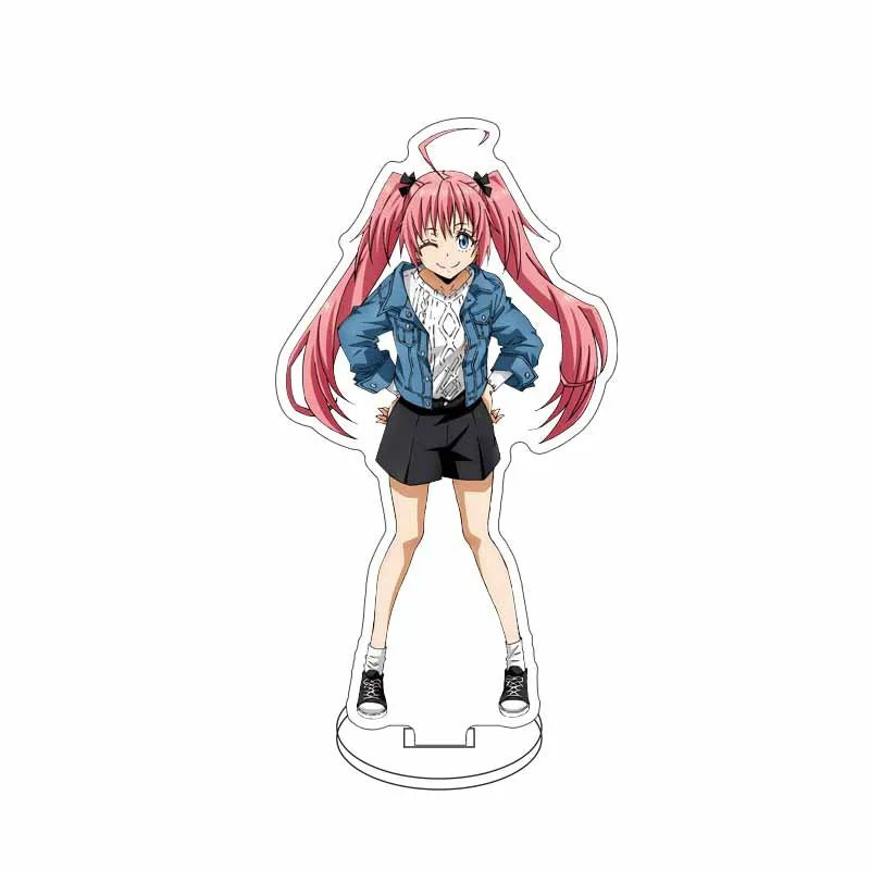 Anime Rimuru Tempest Shuna Shion Acrylic Stand Figure Doll