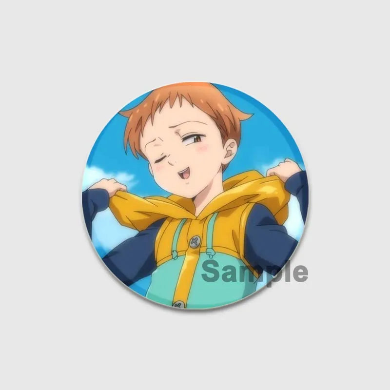The Seven Deadly Sins Badge Brooch