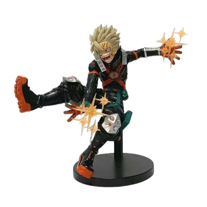 18cm/7.09in Hot Anime My Hero Academia Hero Figures deku Bakugou Katsuki Action Figural PVC Toys Desktop Statue Collection Gifts