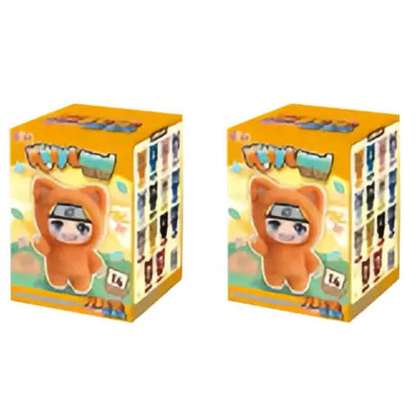 EAKI Naruto Kitten Land Series V3 Plush Blind Box Itachi Sasuke Obito Cute Peripheral Doll Soft Figure Toy Surprise Pendant Gift
