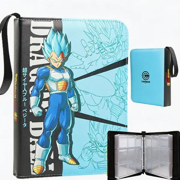 400pcs/900pcs Anime Dragon Ball Vegeta Folder Binder card Holder Game Cards Album Book Collection Cards Storage bag Kids Gifts