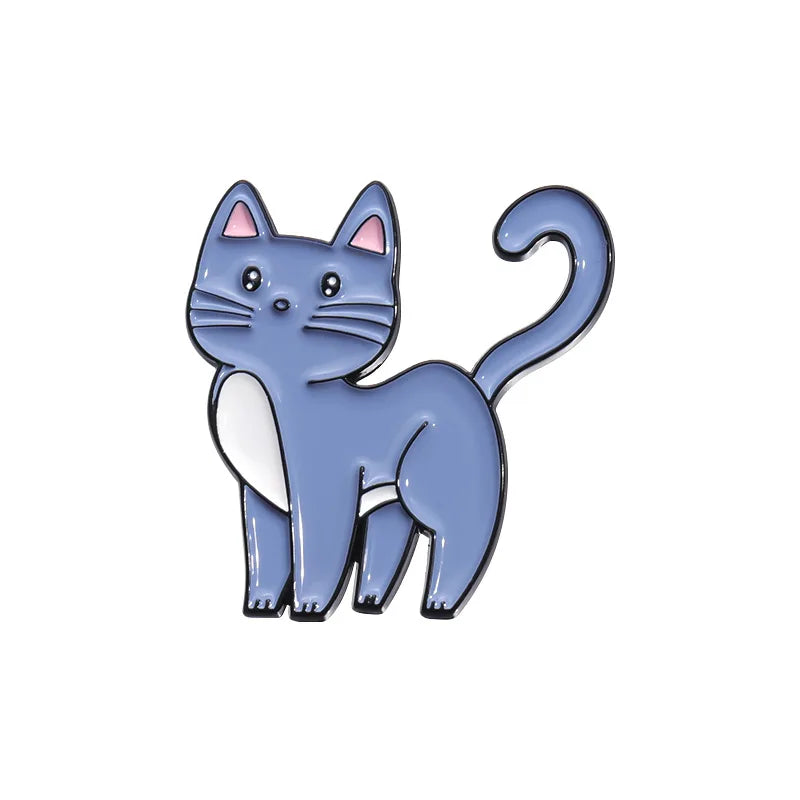 Anime Cats Penguin Enamel Pins