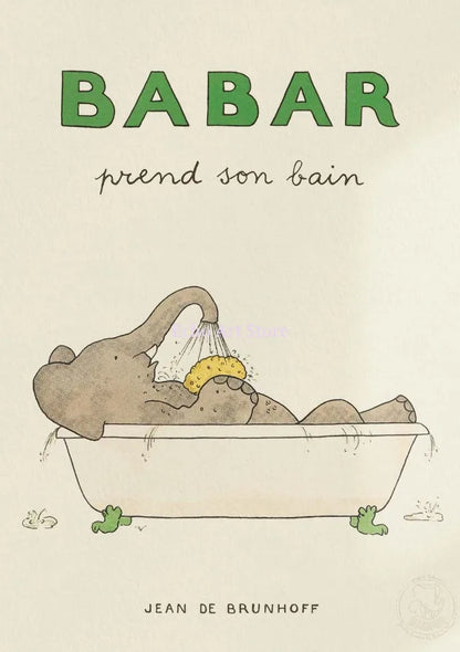 Babar Family Car Canvas Poster