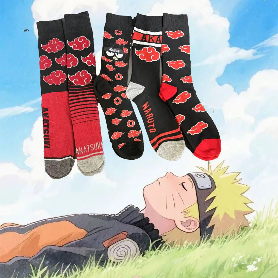 Naruto Anime Knitted Socks