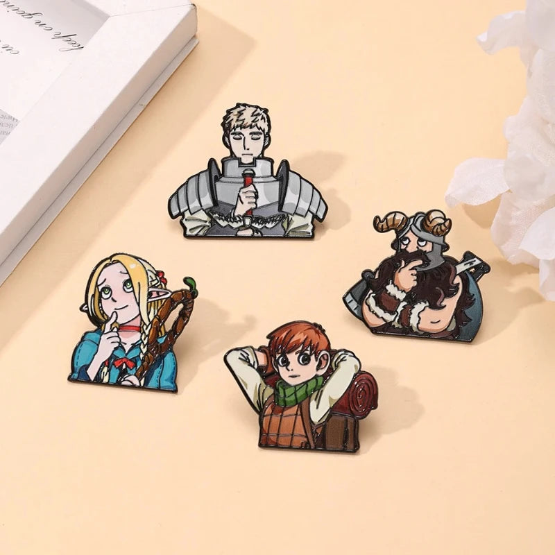 Delicious In Dungeon Enamel Pins