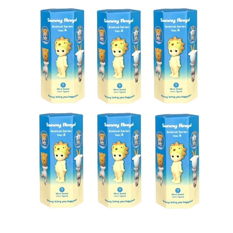 Cute Angel Hippers Blind Box Animal Standing Series Anime Figure Room and Office Decoration Collection Children Christmas Gifts
