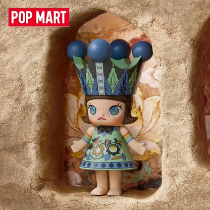 Genuine POP MART MEGA ROYAL MOLLY 100% Anniversary 1th Series Blind Box Anime Figure Ornament Collection Cute Toys Gift