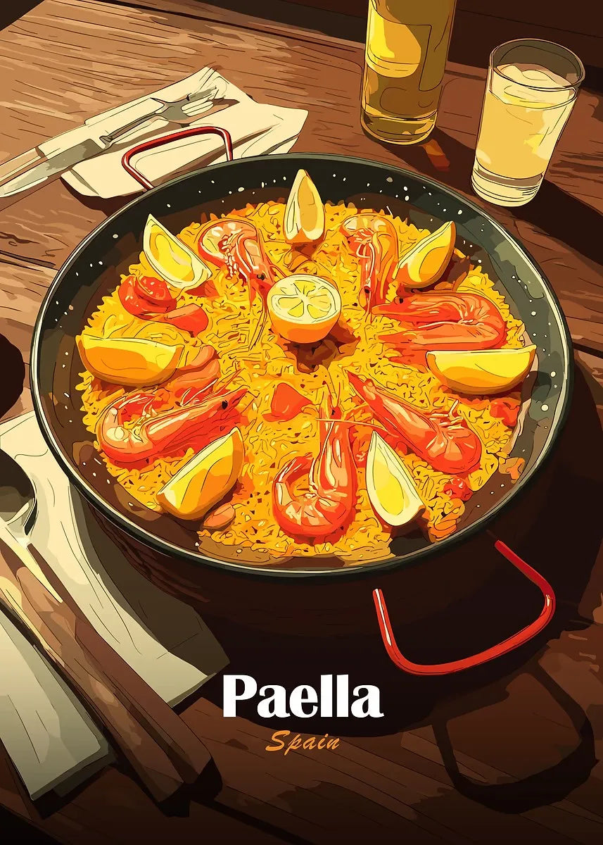 Anime Food Art Poster