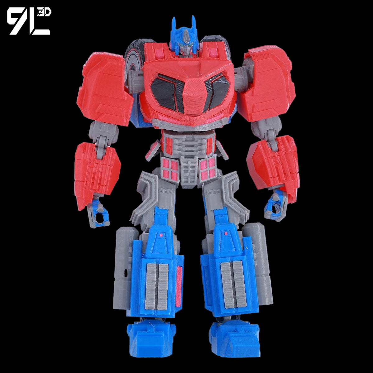 9L 3D Printed Anime Mecha Series-Sonic Shadow Shade Dummy 13 Titan 13 Articulated Mannequin Collectible Terminologia Toys