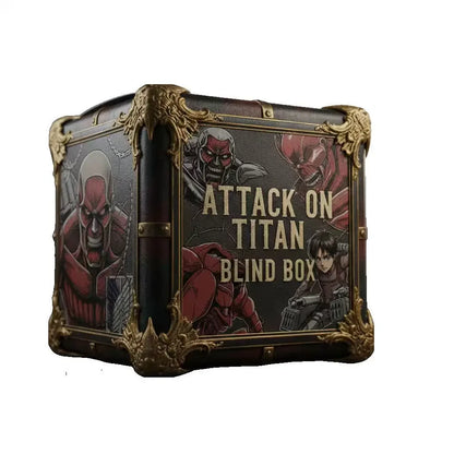 Attack on Titan Survey Corps Figure Blind Box, Random Mystery Character Eren Mikasa Levi, Fight for Freedom Gift