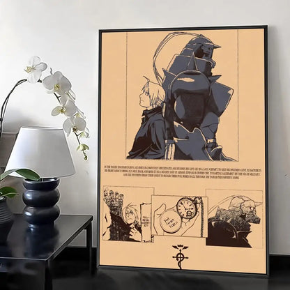 Fullmetal Alchemist Wall Poster – HD Canvas Print