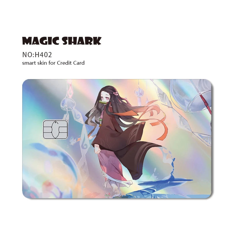 Demon Slayer Shark Holographic Card Skin