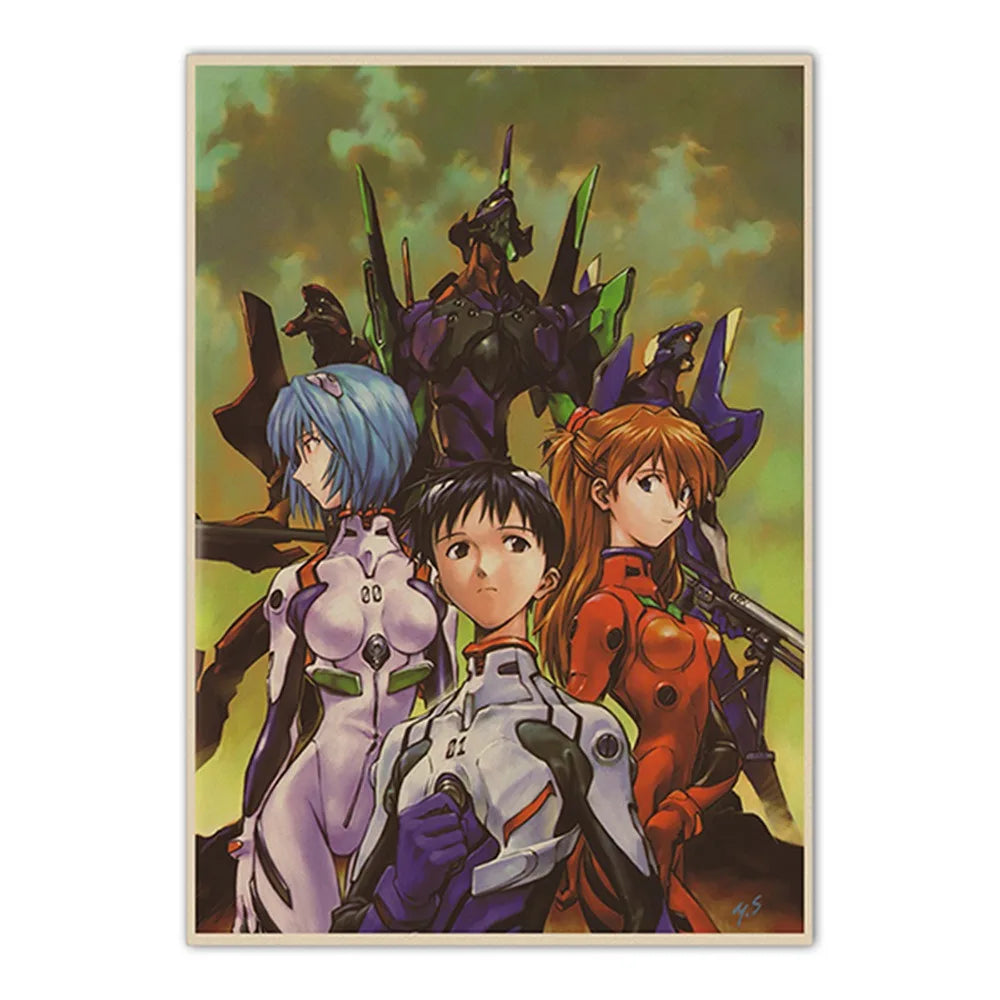 Neon Genesis Evangelion Shinji Canvas Print