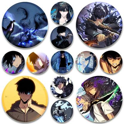 Solo Leveling Cheng Xiaoyu Button Pin