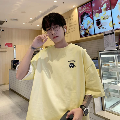 Anime Print Oversized T-Shirt