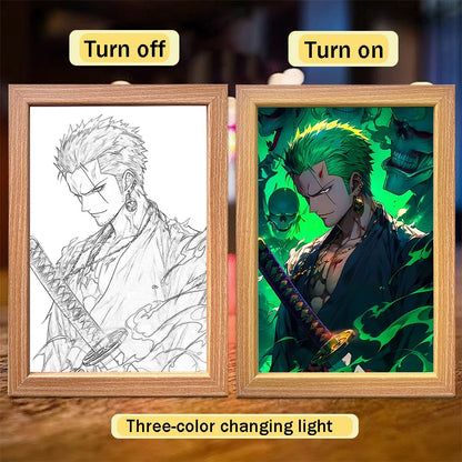 One Piece Luffy LED Frame
