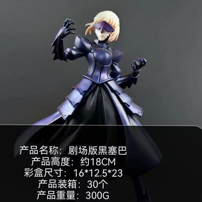 18CM Anime Gekijouban Fate/stay night Heaven's Feel Altria Pendragon Saber Alter Model Toy Gift Collection Action Figure PVC